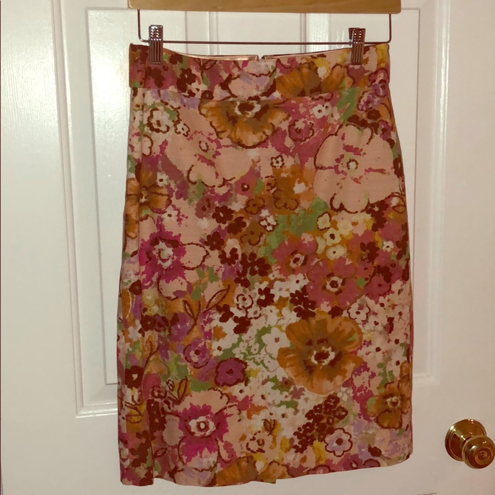 Fantastic floral Jcrew pencil skirt